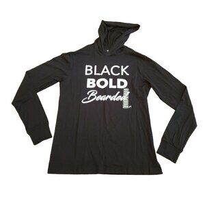 Black,Bold and Bearded Hoodie sz L